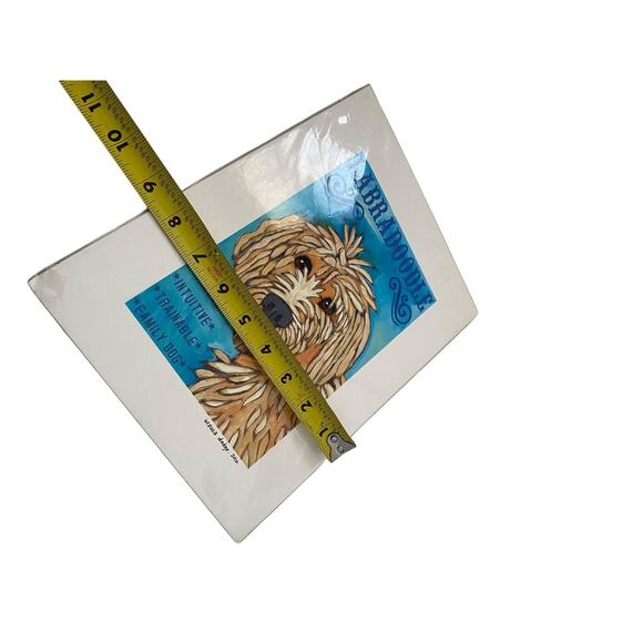 Ursula Dodge Labradoodle Dog Art Frameable Print Pop Art Original Print 8x10 - Picture 7 of 7